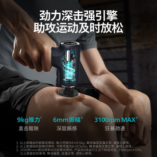 飞利浦 PHILIPS 筋膜枪 G3114 3200r/min 高转速 肩颈腰背全身按摩器