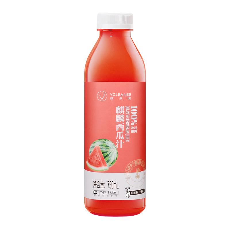 维果清 100%麒麟西瓜汁 HPP冷压鲜榨纯果汁
