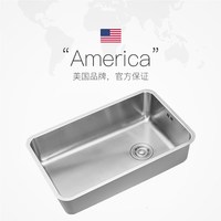 摩恩 42511C 厨房水槽 304不锈钢 750*430*190 700单水槽