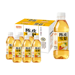 小洋人 陈皮雪梨0脂0蛋白质解燥火清喉植物饮料500ml*6瓶