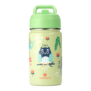 SANTECO 哈尔斯旗下SANTECO 圣迪谷儿童保温杯 不锈钢直饮吸管式 350ml