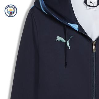 曼城 2025/26赛季Esports曼城电竞连帽夹克 深蓝色 M