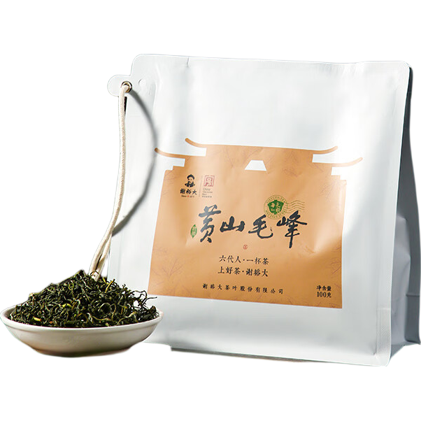 谢裕大 黄山毛峰（一级） 100g袋装 绿茶