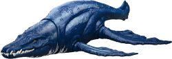 Mattel 侏罗纪世界野咆哮 Brachauchenius 恐龙动作人物玩具,带Chomp 攻击,发光功能和咆哮声音,扫描数字游戏代码