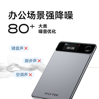iFLYTEK/科大讯飞 AI录音卡 磁吸轻薄便携 转文字会议纪要 录音笔