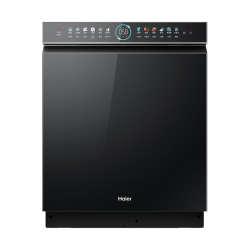 海尔 EYBW18566JHU1 AI智感双面洗 150L UV双重除菌 7天长效存储 智能开门速干 嵌入式洗碗机