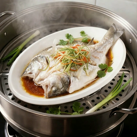 鲜京采 三去珠海白蕉海鲈鱼 1500g/3条