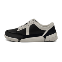 Clarks Trigenic系列 261811564 Nova 厚底增高休闲鞋 黑白配色