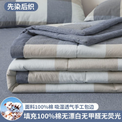AIDLI 真5折！A类印花100%里外全棉可水洗夏凉空调被 150*200cm
