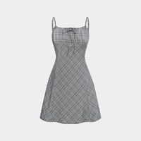 MOUSSY 女士复古连衣裙 028IAA33-1005