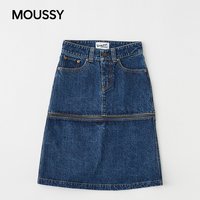 MOUSSY Vaquera 女士丹宁风牛仔短裙 010JSF01-0121