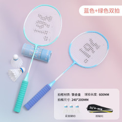 361° 羽毛球拍 儿童小学生对拍套装 10214825406663 羽毛球拍*2 尼龙球*3 拍包*1