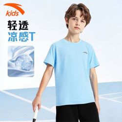 安踏 儿童 轻氧元气 短袖T恤 凉感速干 男女童（多色任选）
