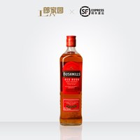百世醇黑标 BUSHMILLS 布什米尔 红标爱尔兰威士忌 700ml 单瓶装