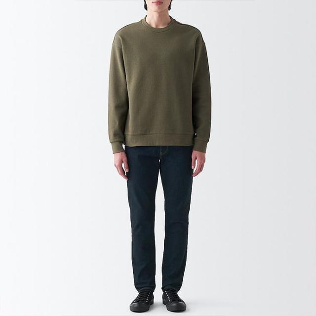 無印良品 MUJI 【棉弹包裹】男式棉弹力紧身牛仔裤 夏季薄款修身小脚长裤