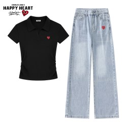 CHARLES JANG'S HAPPY HEART 女士短袖套装 TX6200603