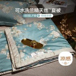 博洋 家纺 可水洗60支天丝凉感夏凉被大豆蛋白夏被莱赛尔纤维薄被芯大豆被