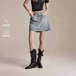 ONLY 2026夏季辣妹A字牛仔短裙半身裙女