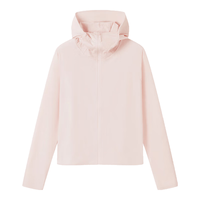 MUJI/無印良品 防紫外线凉感轻量拉链连帽防晒衣 浅粉色 L