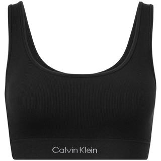 卡尔文·克莱恩/Calvin Klein 魔术贴可卸垫轻运动罗纹美背背心式文胸