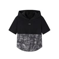 太平鸟 仿牛仔印花针织衫
