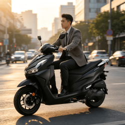 大阳电动车 VRS125 标准版 燃油踏板摩托车