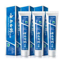 云南白药 留兰香型牙膏 180g*3支 +45g