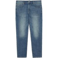 JACK&JONES/杰克琼斯 猫须水洗复古直筒九分牛仔裤