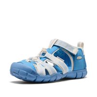 KEEN 儿童 Seacamp II CNX 闭趾凉鞋, 天蓝色 / 星空白