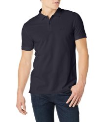 HUGO BOSS 男士 Pallas 短袖 Polo 衫  蓝色色 大号
