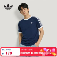 移动端、京东百亿补贴：adidas 三叶草 3S TEE 男款短袖 T 恤 HZ9634