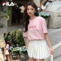 FILA 凉感FILA斐乐情侣短袖T恤2026夏季新款男女休闲凉感透气半袖上衣