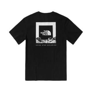 The North Face 圆领印花 黑色 2XL 运动T恤