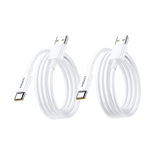 品胜 USB-A转Type-C数据线快充线充电线6a/5a快充100WiPhone171.8米白色