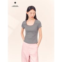 AMASS阿玛施 蕾丝设计 女士短袖T恤