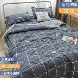 卡莫妮 20250404TTT-01 毛毯夏凉被 110x150cm 深灰