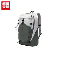 超级安踏 运动双肩包 防泼水轻量大容量 暖玉白 均码