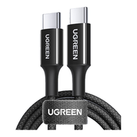 UGREEN/绿联 双头Type-C数据线 PD60W快充 1.5米 C to C 充电线