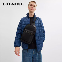 COACH WEST 牛皮大容量单肩斜挎包胸包 CY206