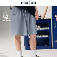 nautica white sail × Reebok联名 麻灰色女士针织五分裤