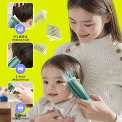 婴儿理发器静音自吸发剃发器儿童充电式宝宝胎发防水剃头神器家用