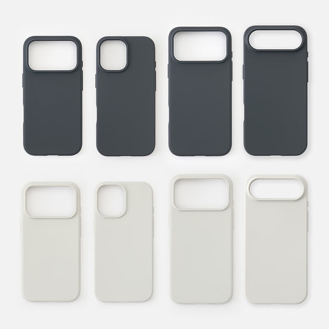 無印良品 MUJI 再生TPU手机壳 iPhone17 Pro Max 灰白色