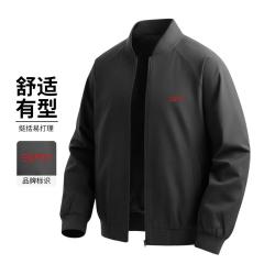 Esprit 26年春秋新款棒球领飞行员夹克防风纯色美式休闲经典宽松男士外套