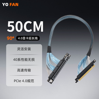 游梵GPU服务器专用PCIE5.0X16显卡延长线AI人工智能计算卡采集卡