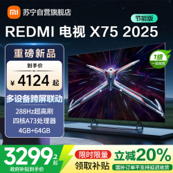 小米 电视REDMI X75 2025 节能版-L75RB-RXE