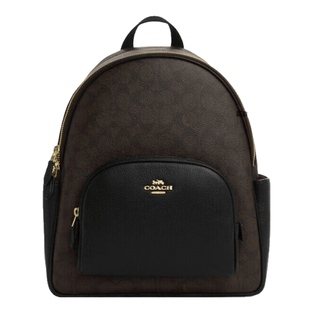 COACH COURT老花大容量双肩包 CZ176 女士手提包