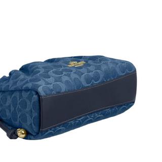 COACH/蔻驰 FAYE丹宁布单肩包 CDE45 女士手提包