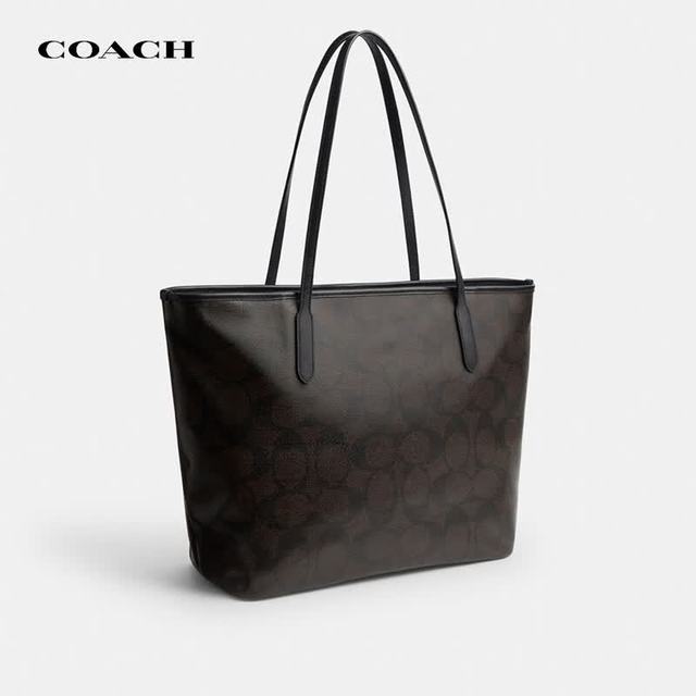 COACH CITY通勤电脑包托特包 黑色 CCD66