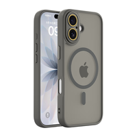 KEKLLE 肤感磁吸 iPhone17手机壳 钛灰色 全包防摔软边保护套