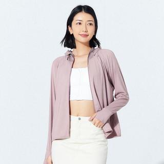 TECTOP/探拓 UPF200+防晒皮肤衣 女款连帽冰丝超薄防紫外线风衣